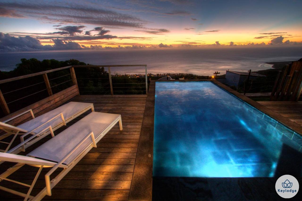 Villa Paloma 4 Etoiles Avec Piscine Et Vue Exceptionnelle Sur L'Ocean A Saint-Leu Eksteriør billede